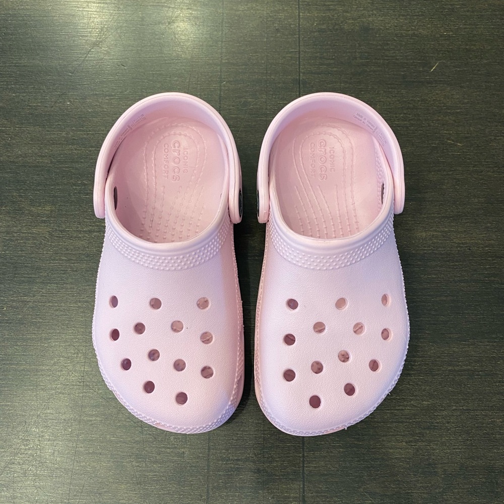NWOT Ballerina Pink Girls Crocs Size 11